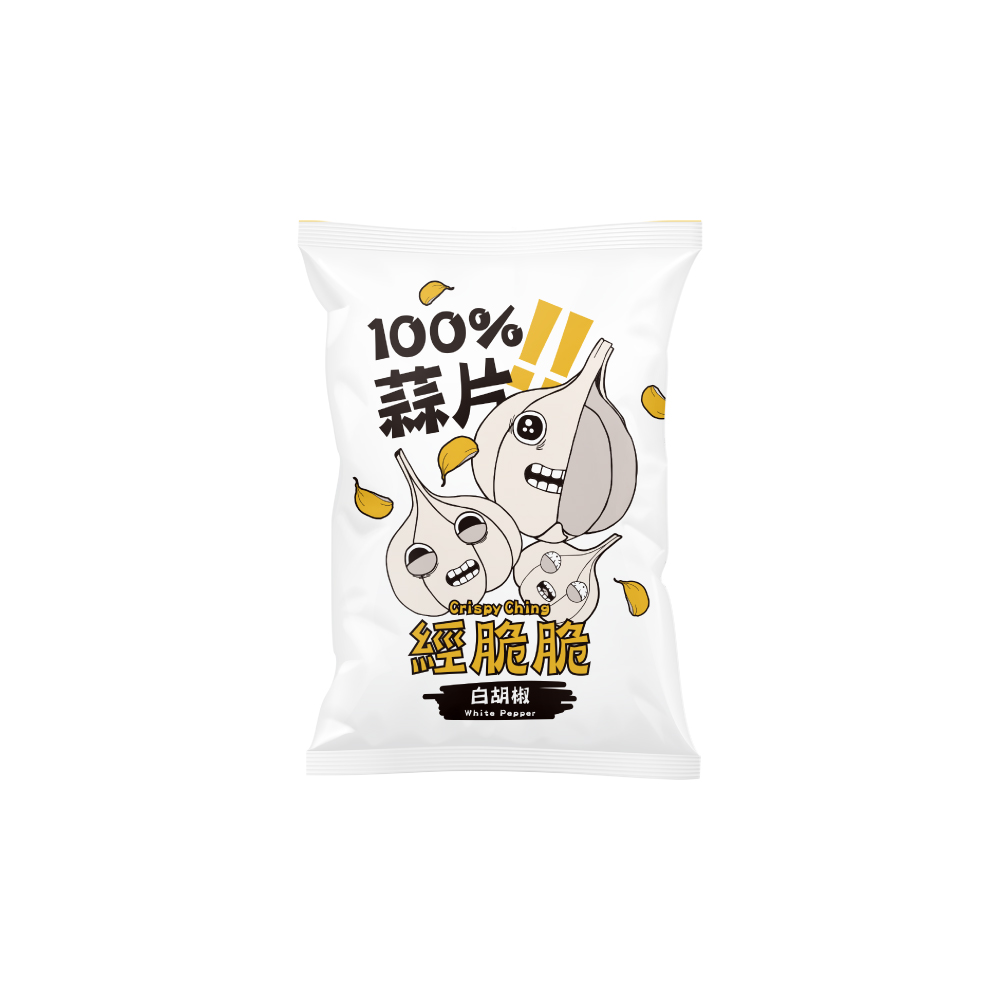 Crispy Ching Garlic Slices packaging