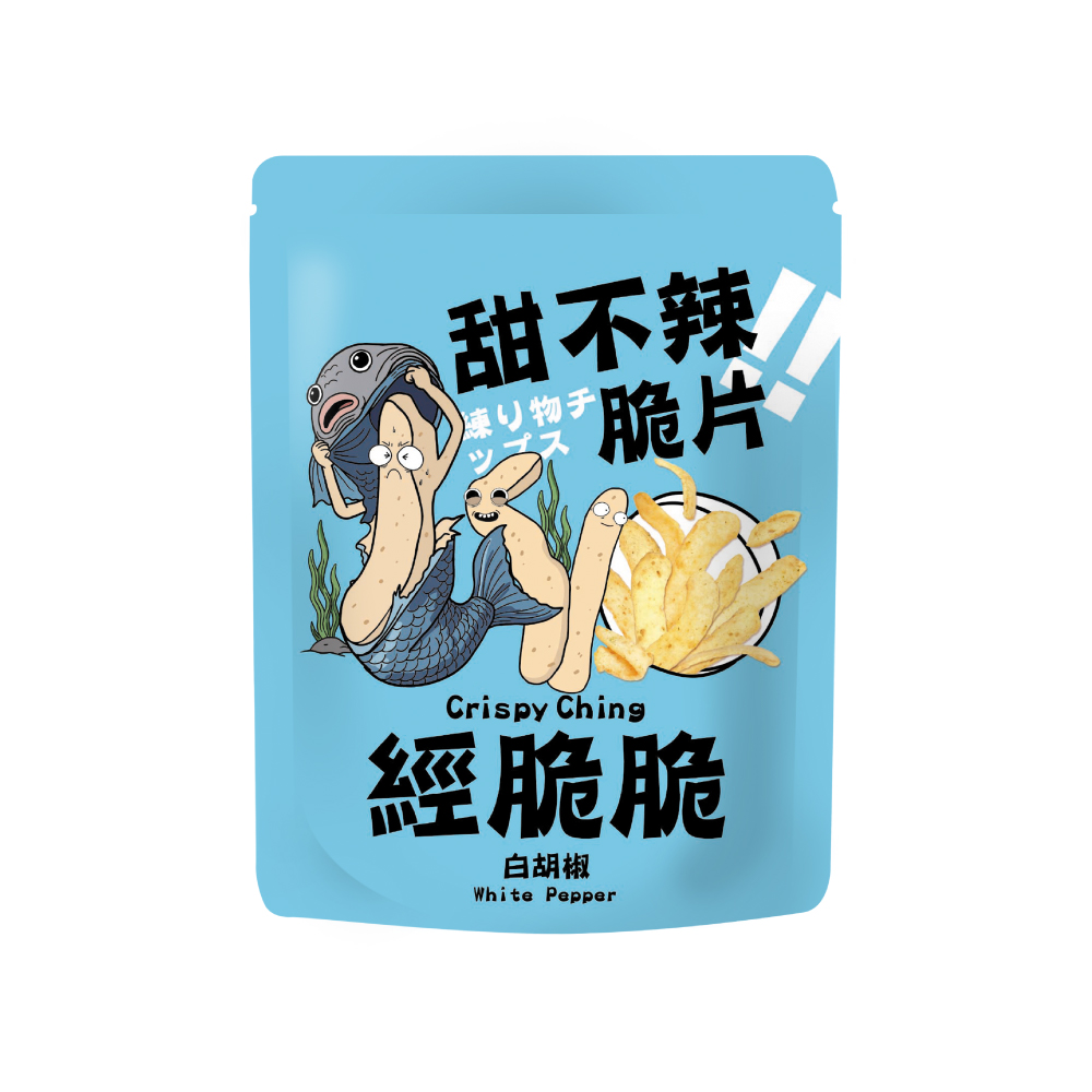 Crispy Ching Tempura Chips packaging